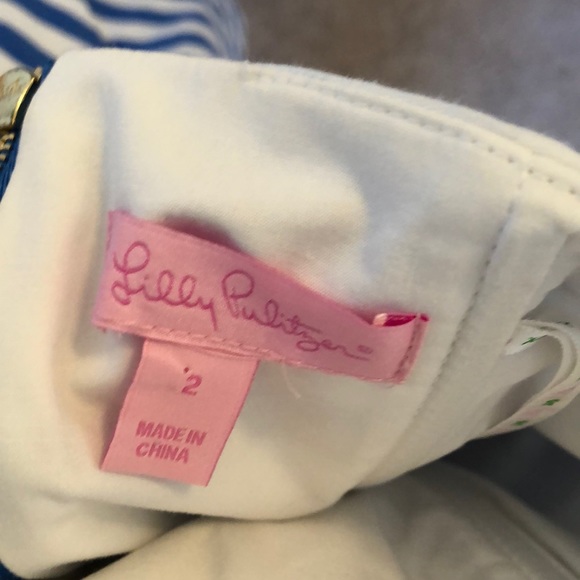 Lilly Pulitzer Strapless Peplum Dress - Picture 5 of 5